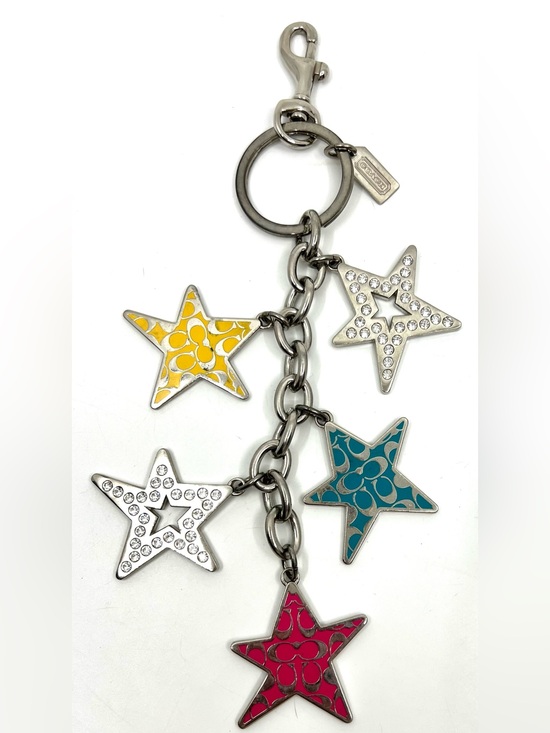 Coach Accessories - Coach Large Star Keychain Silver Tone Dangle Rhinestone Bag Charm Keychain Y2K